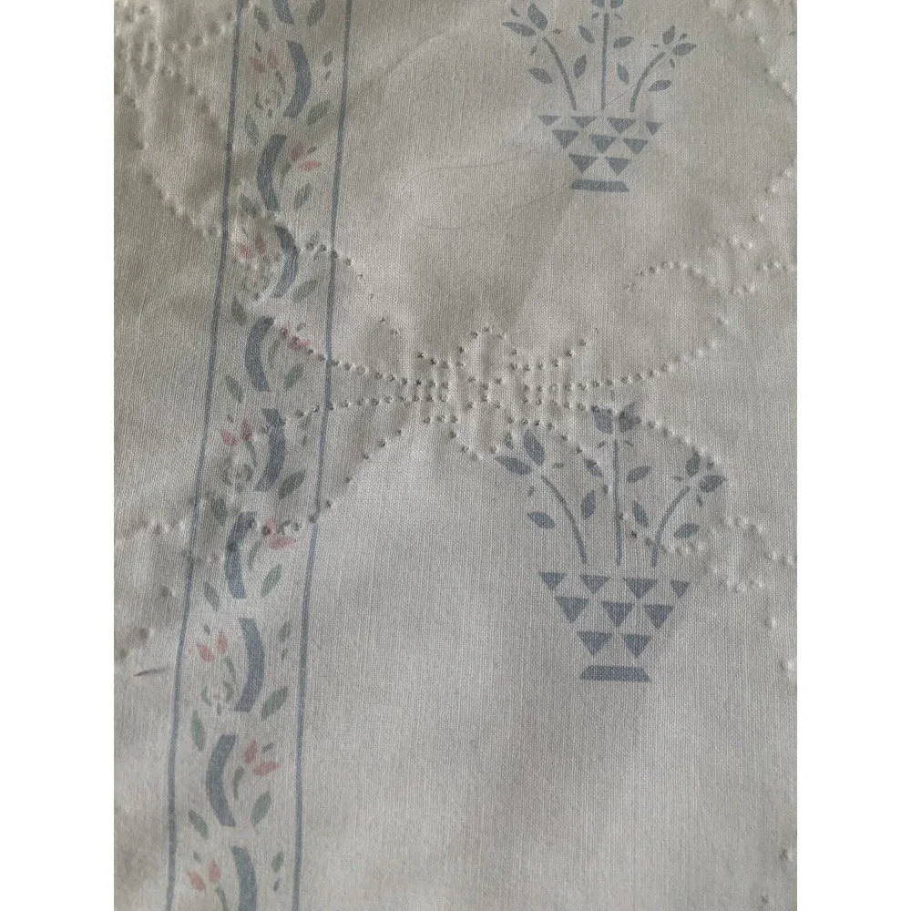 VINTAGE Canon PINEAPPLE STENCIL Bedspread Coverlet Comforter size Full/Queen
